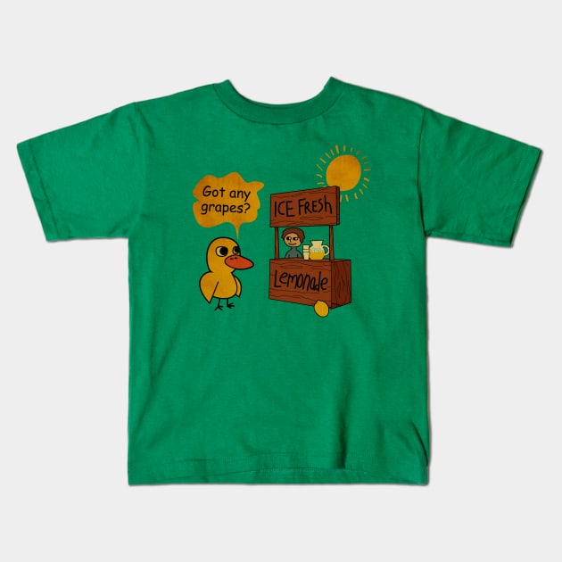 The DUCK SONG Got Any Grapes Vintage Kids T-Shirt by mobilmogok99